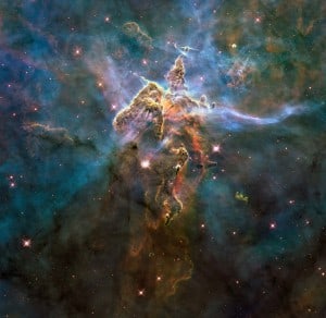 Mystic Mountain. Photo released for Hubble's 20th Anniversary.