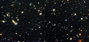 Hubble "Deep Field." Photo released in 1996