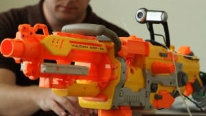 Autonomous NERF Blaster created by Bryce Bigger 