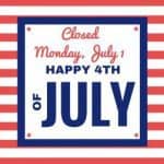 Closed_July_4