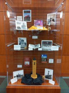 Engineering Library Corn Monument Exhibit