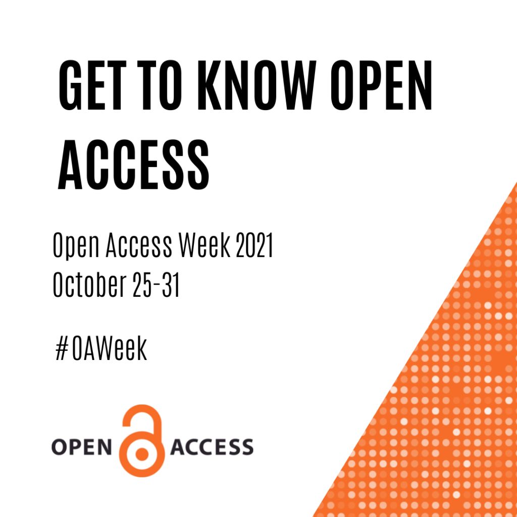 Celebrate Open Access Week with us! – Lichtenberger Engineering Library
