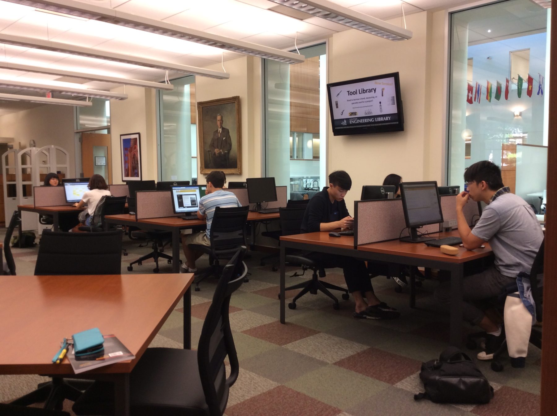 Find a study space – Lichtenberger Engineering Library