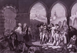 picture of Napolean with plague victims