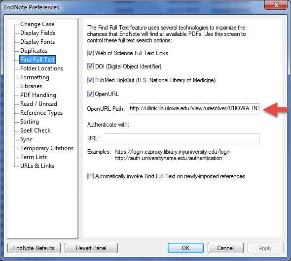 how to link endnote web to word