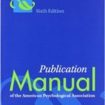 picture of APA publication manual