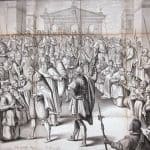 picture of King Henry IV with crowd
