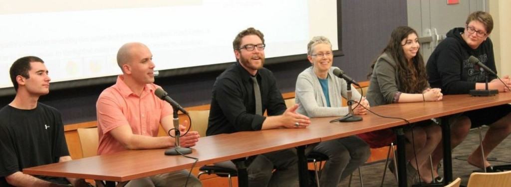 Panel of speakers at the "Archives Alive!" event on May 7, 2014