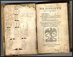 picture of Hardin Library's copy of De Ossibus