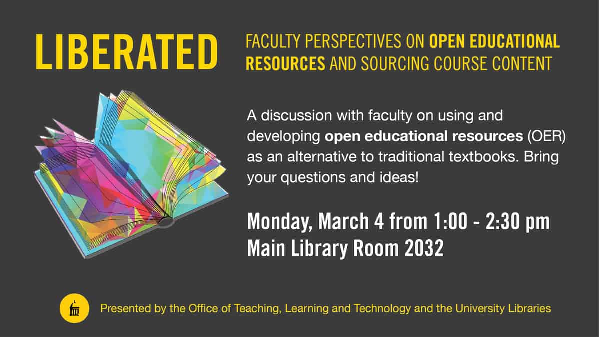 Open Education Week Activities @UI Libraries | Tools, Resources ...