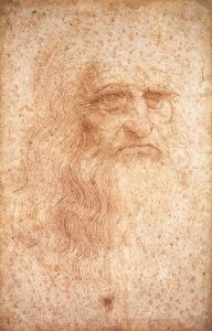 drawing of Da Vinci