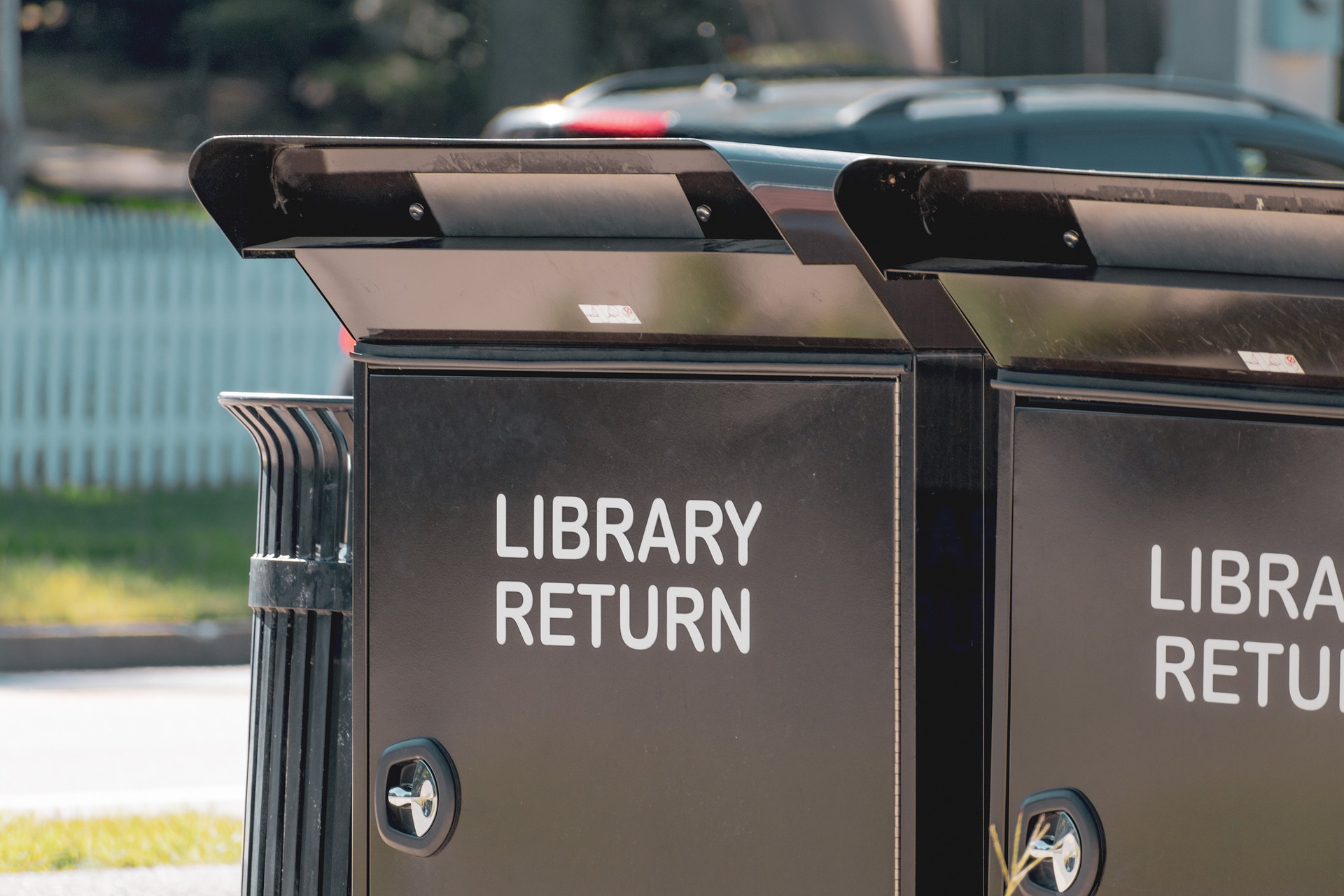 library return bins outside