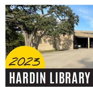 says 2023 Hardin Library