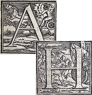 illustrated initials