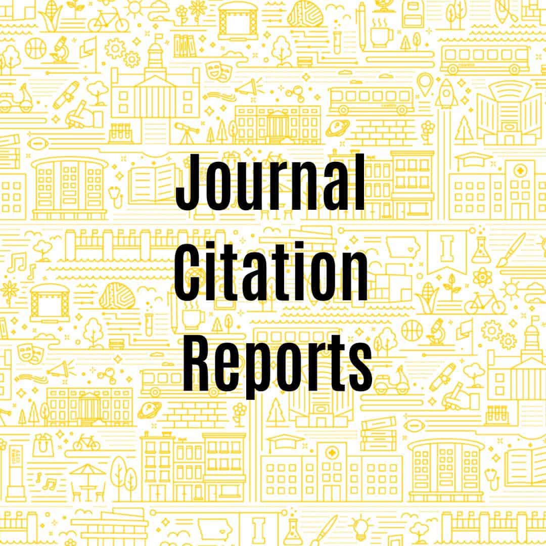 graphic that says journal citation reports