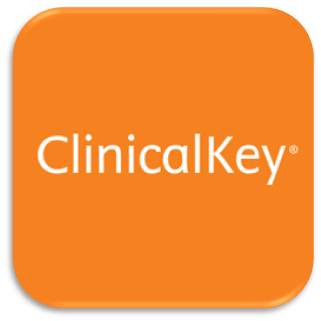 says ClinicalKey in orange box