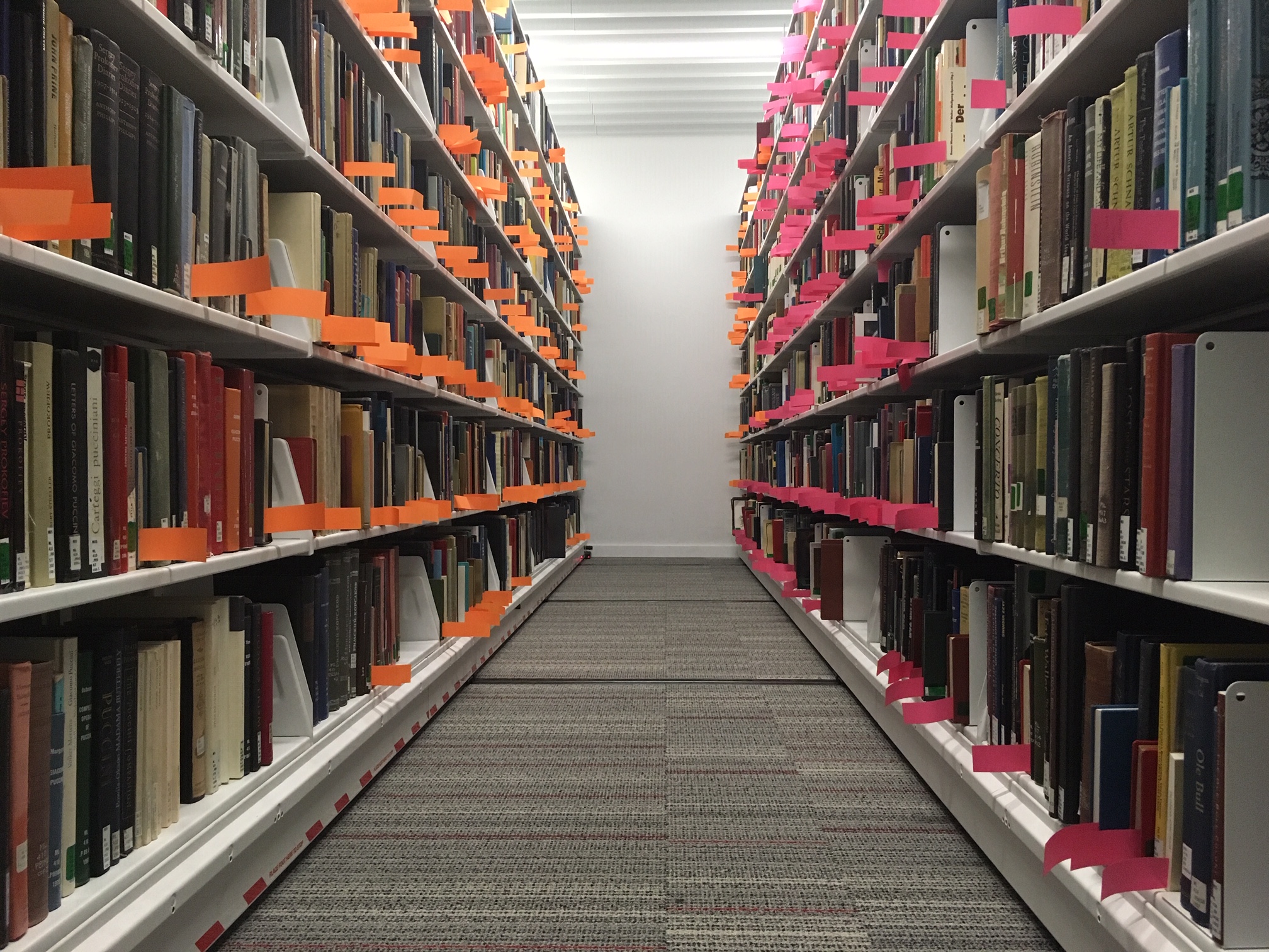 All You Need to Know about the Paper Flags in the Stacks – Rita Benton Music  Library Blog