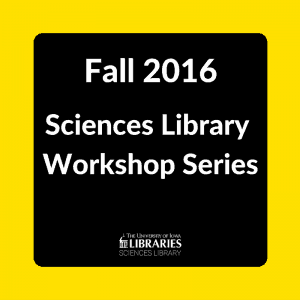sciences-library-workshop-series-1