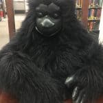 Chauncey, the Sciences Library mascot