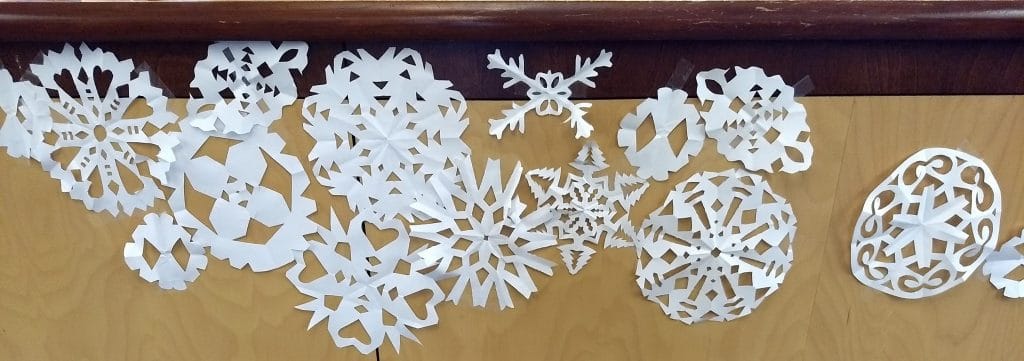 Picture of snowflakes