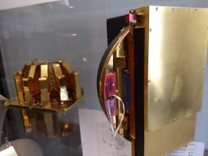 Image of gold flight hardware