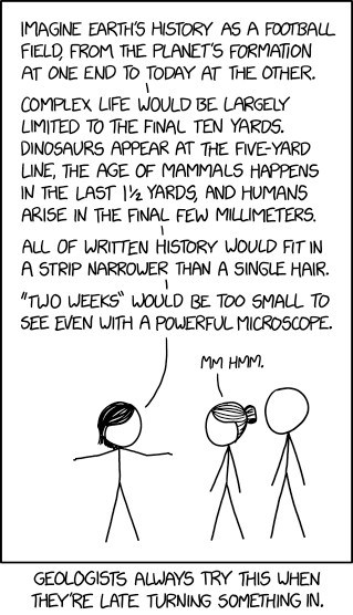 Image of Geologic Time xkcd comic