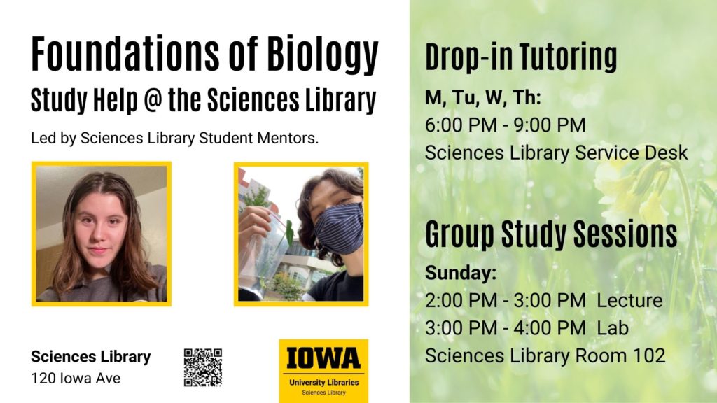 Foundations of Biology Study Help at the Sciences Library