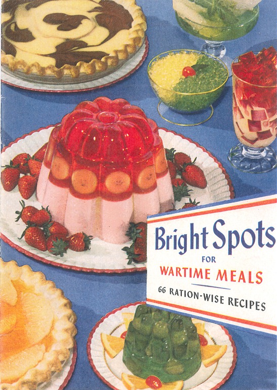 Wartime jello recipe pamphlet, 1944