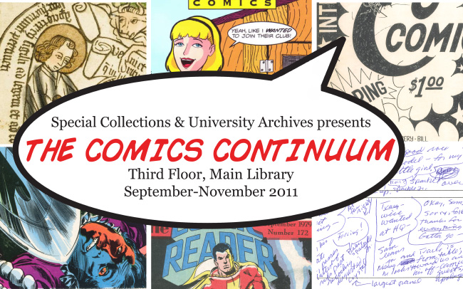 Poster of comics exhibition