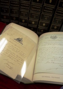 Napoleon Letter and books