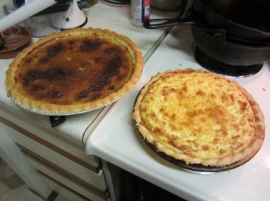 second attempt - image of two pies