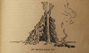 "An Easily-Made Hut" ("Scouting for Boys", 1910).