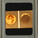 Slide showing the moon