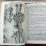 Image of the inside of the book, featuring an illustration of a man firing a cannon