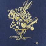 Book cover with white rabbit