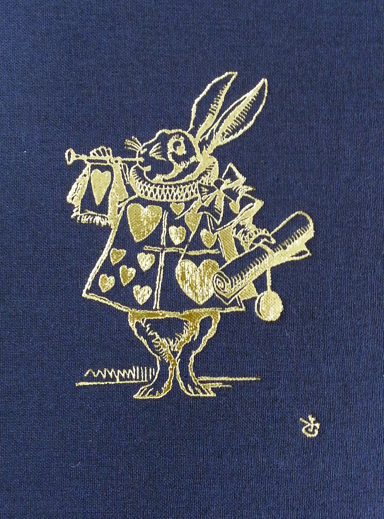 Book cover with white rabbit
