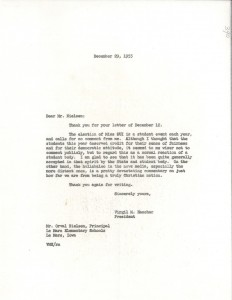 Letter to Virgil Hancher