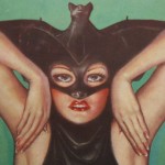 Image of a woman from the cover of a pulp magazine by Margaret Brundage