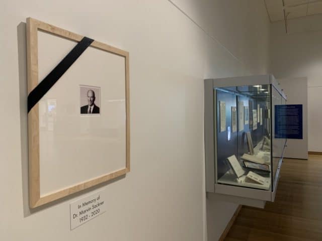 Portrait of Marvin Sackner in the Gallery