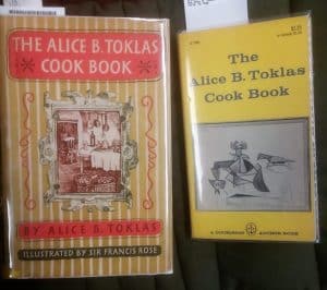 Two Alice B. Toklas Cookbooks