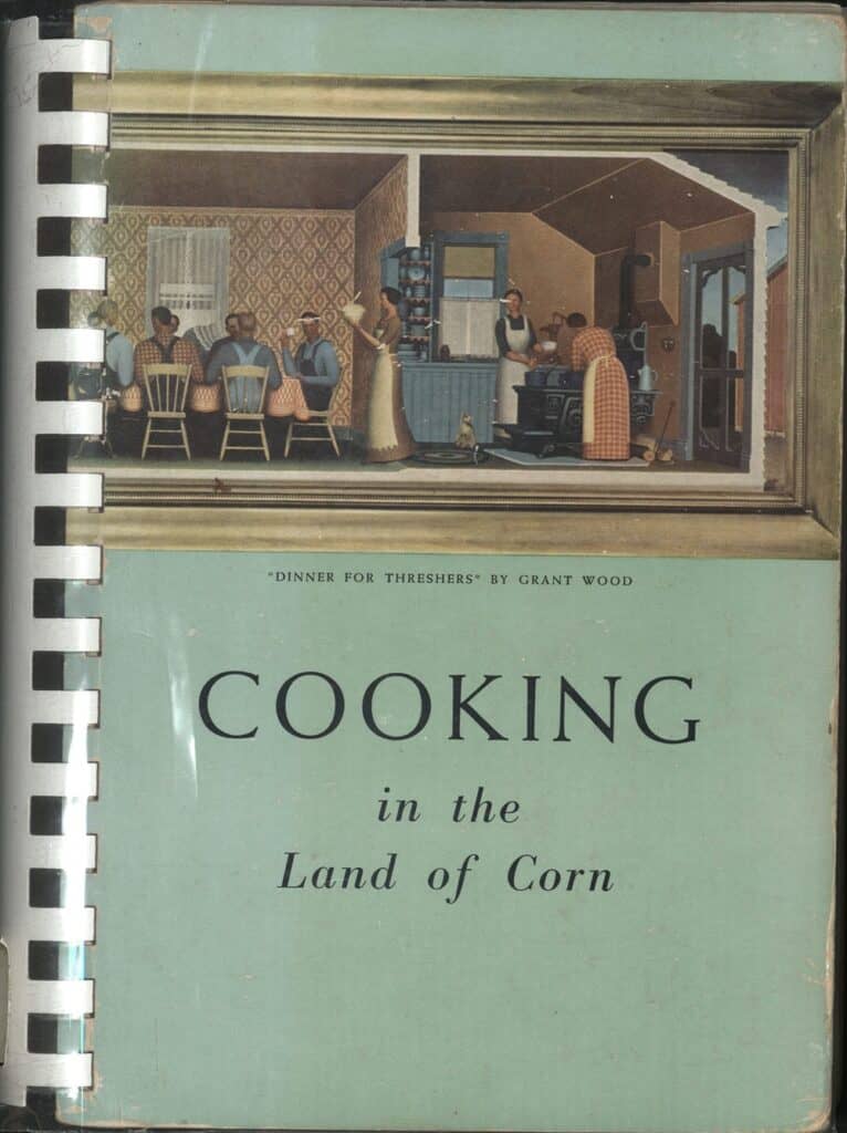 Cover of cook book with a spiral edge