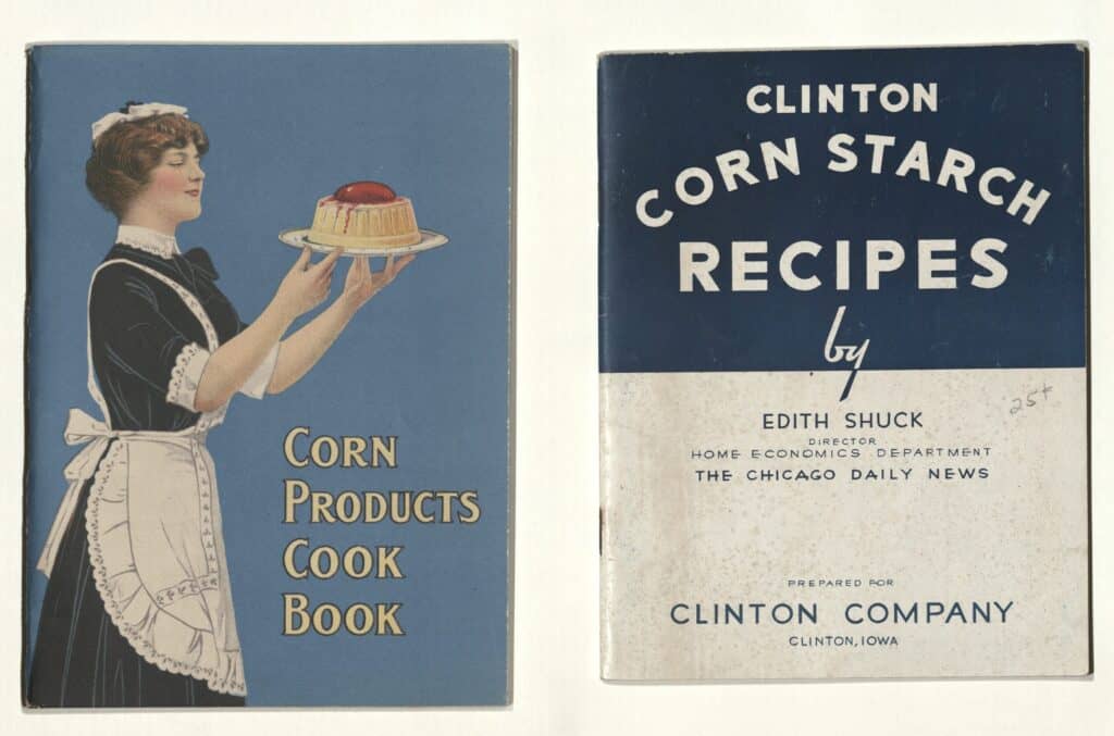 Corn-themed covers to pamphlets