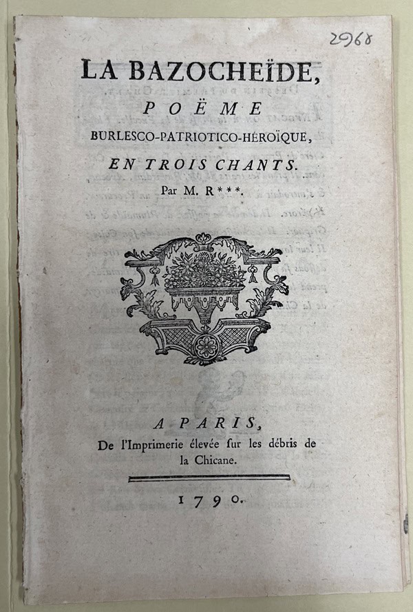 French pamphlet text