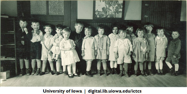 Historic photos of UI child development studies featured in online exhibit