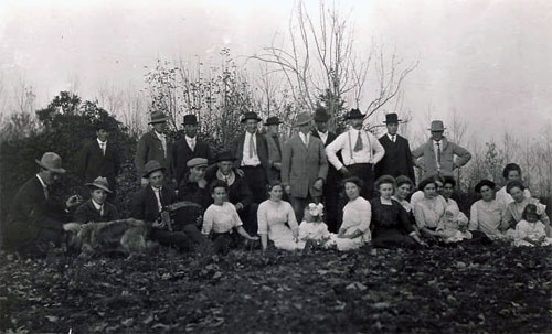 Fall picnic, Iowa, 1910s 