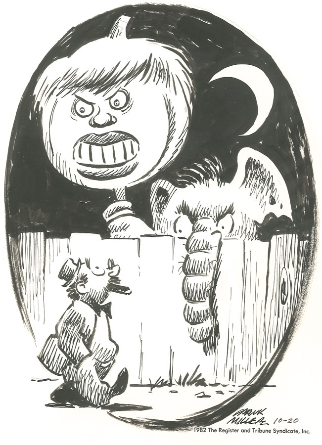 Frank Miller Halloween cartoon