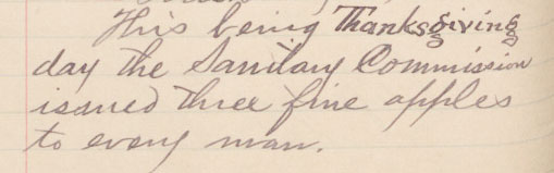 Lewis Crater diary entry, Nov. 24, 1864 | Civil War Diaries and Letters