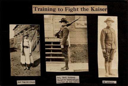 Training at Camp Dodge, Des Moines, 1918 | Women's Suffrage in Iowa