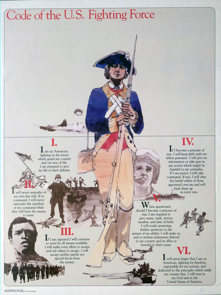Code of the U.S. Fighting Force, 1989 | U.S. Government Posters