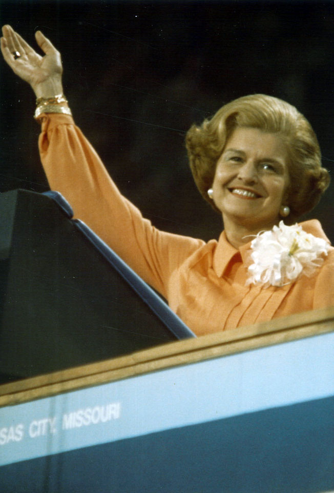 Betty Ford at the National Republican Convention, Kansas City, 1976 | Iowa Women's Archives Founders